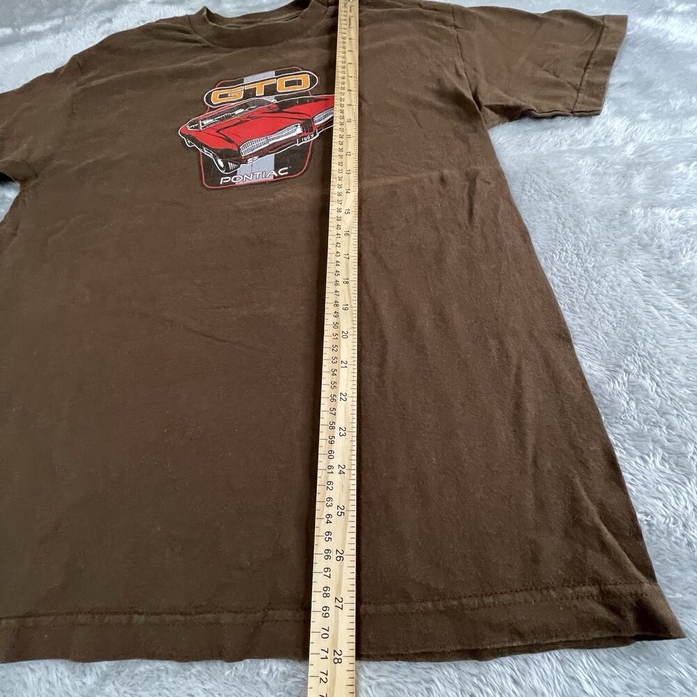 Vintage Pontiac GTO Brown Top Heavy Graphic T-Shirt Alstyle Apparel Size Large‎ - Picture 7 of 7